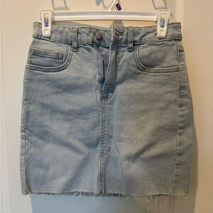 Denim Mini Skirt